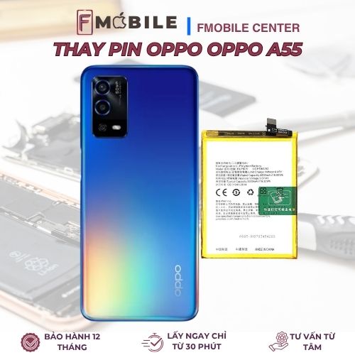 thay pin Oppo A55 Cần Thơ