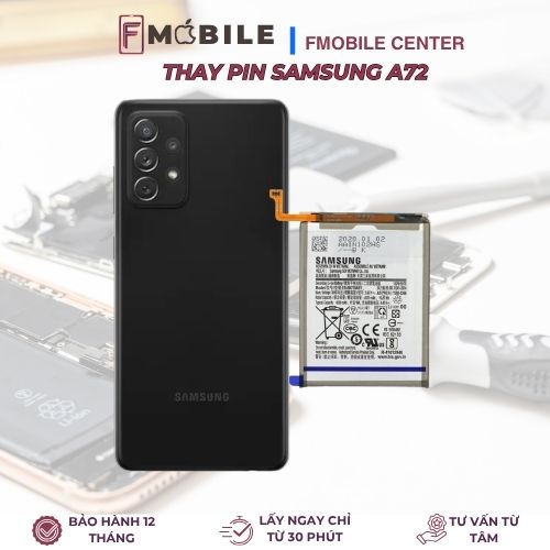 thay pin Samsung A72 Cần Thơ