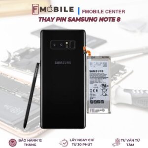 Thay pin Samsung Note 8 lấy nhanh trong ngày tại Cần Thơ