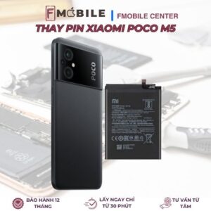 Pin Xiaomi Poco M5 tụt nhanh – thay ở đâu Cần Thơ?