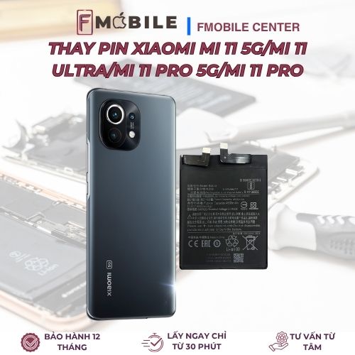 Thay pin Xiaomi Mi 11 Cần Thơ