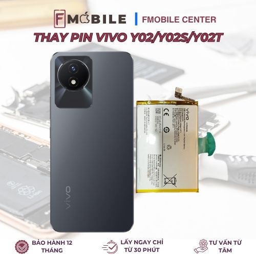 Thay pin Vivo Y02 Cần Thơ