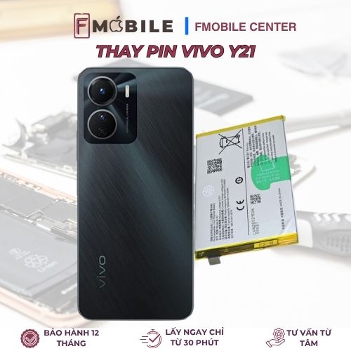 thay pin Vivo Y21 Cần Thơ