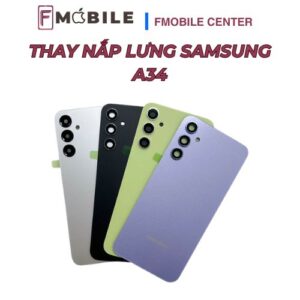 Samsung A34 nứt mặt lưng – thay ở đâu uy tín?