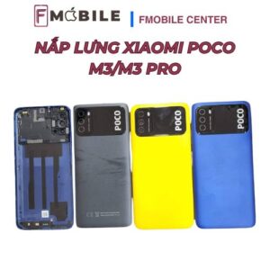 Khắc phục nắp lưng Xiaomi Poco M3/M3 Pro nứt vỡ, hở keo