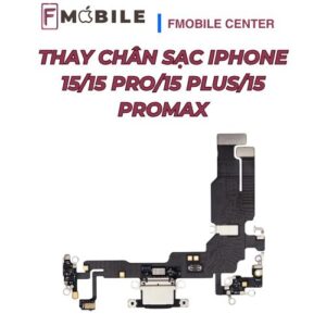 iPhone 15/15 Pro/15 Plus/15 Promax sạc không vào sửa ở đâu?