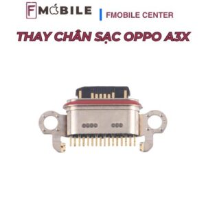 Oppo A3x cắm sạc không vào pin, sửa nhanh