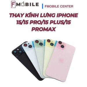 iPhone 15/15 Pro/15 Plus/15 Promax bị vỡ kính lưng có cần thay không?