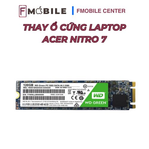 Acer Nitro 7 ổ cứng bị lỗi có cần thay không?